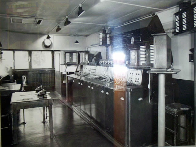 Forest Hill interior around the late 1950's with its Westinghouse Style L Lever frame
