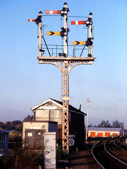 Ely Dock Junction signal