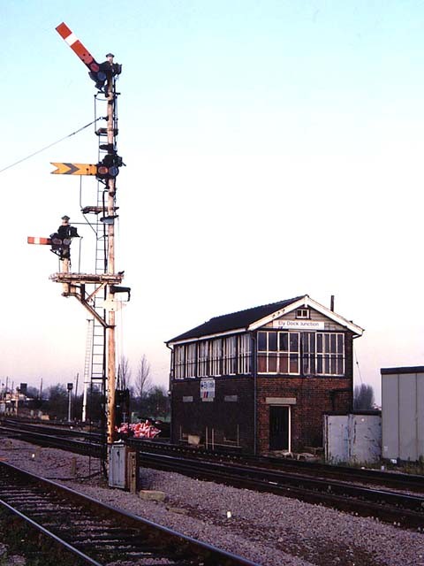 Ely Dock Junction signal 2