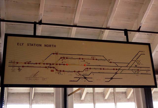 Ely Station North track diagram