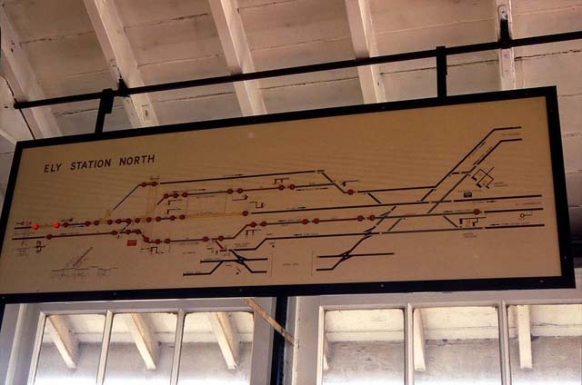 Ely station North track diagram 2