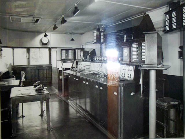 Forest Hill interior around the late 1950's with its Westinghouse Style L Lever frame