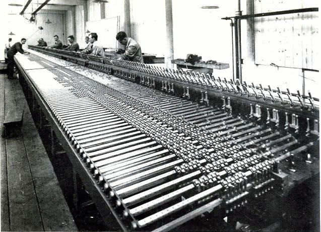 London Bridge's Westinghouse Style 'K' Power Frame being constructed in Westinghouses Chippenham signal works in 1927 picture 2