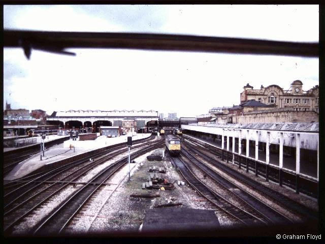 Manchester Victoria Station from West Junction looking towards Manchester Victoria East Junction