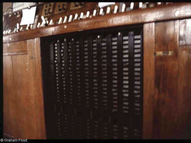 Victoria West Junction [Manchester] signal box taken around 1990, with its Westinghouse Brake and Signal Co. Ltd style 'K' miniature power lever frame mechinical locking photograph 3