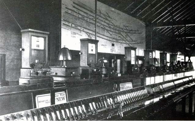 Newport West signal lever frame