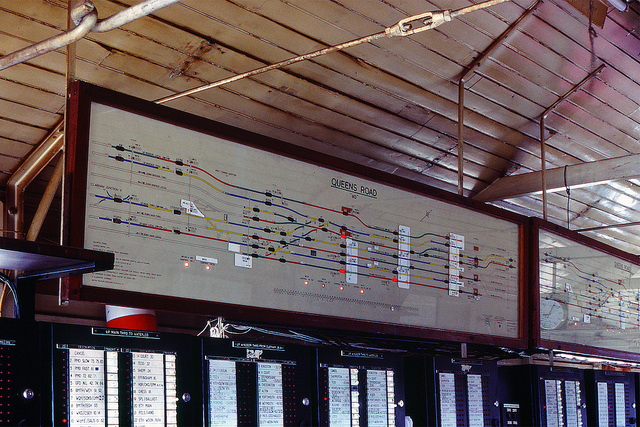 Queens Road track diagram