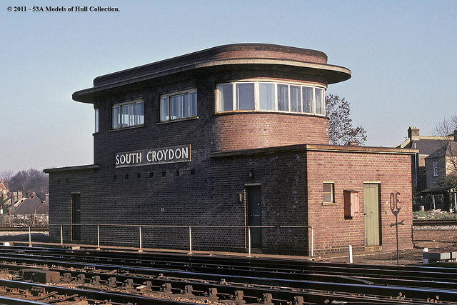 BR(SR) South Croydon signal box - c.02/1980.