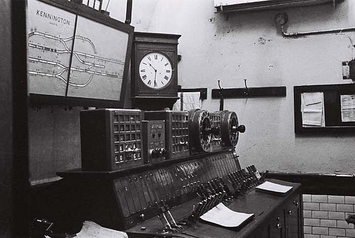 Kennington signal box interior