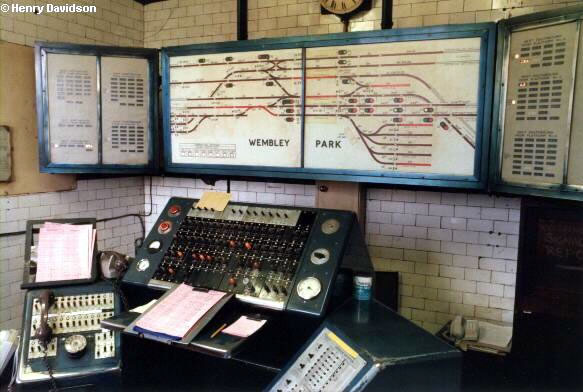 Wembley Park Push button panel circa 1987