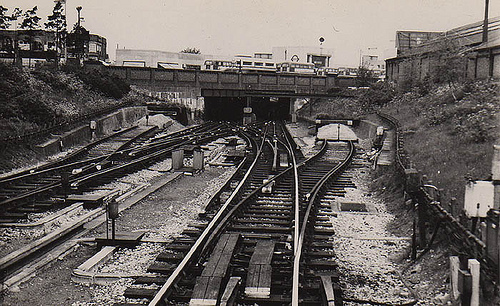 morden South view from the signal cabin