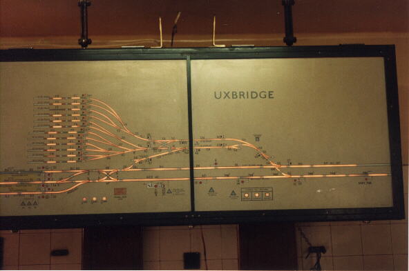 Uxbridge signal cabin track diagram