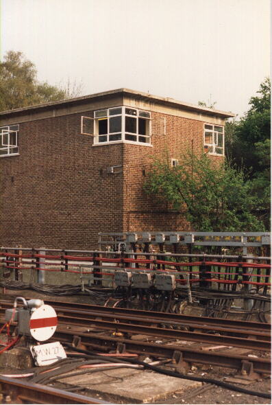 Uxbridge signal cabin exterior 1973
