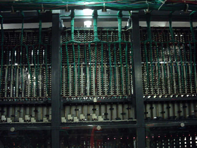 Wembley Park Intergrated Machine Room 60 lever V frame rear view 8