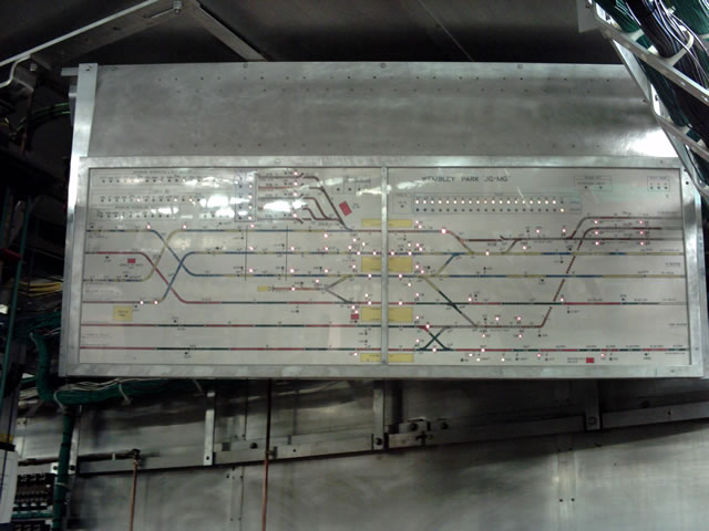 Wembley Park Intergrated Machine Room track diagram 