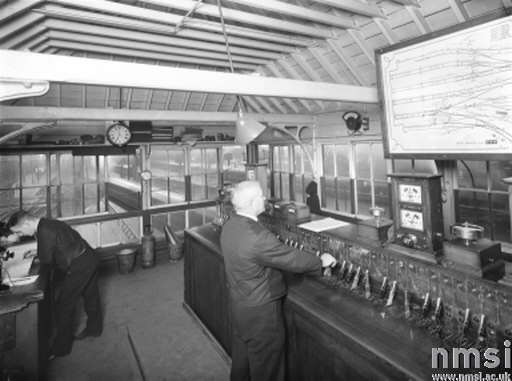 Signalmen at Southport, 1936