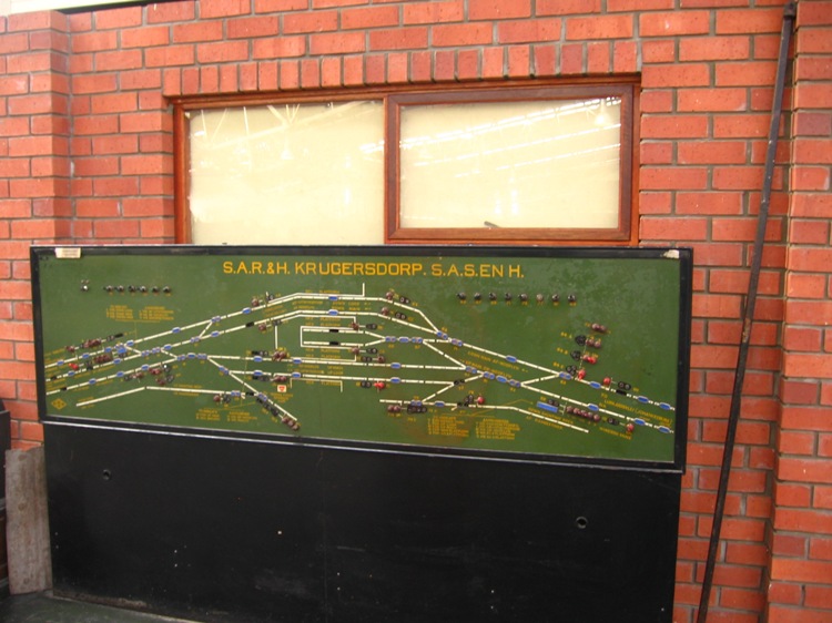 Krugersdrop track diagram