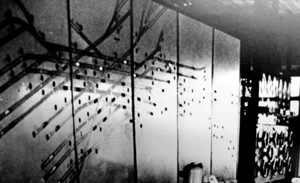 Malmö C signal box internior, with its Westinghouse Brake and Signal Co. Ltd Style 'K' miniature power lever frame photograph 6