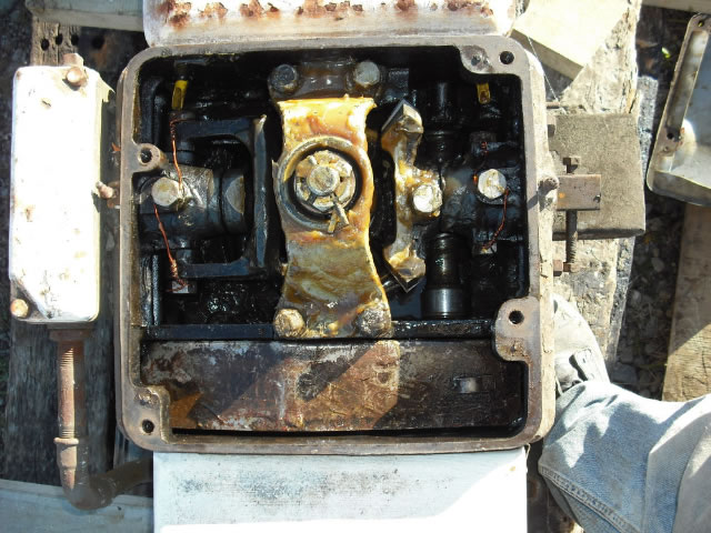 Westinghouse M5 style Point Machines gearbox compartment 1