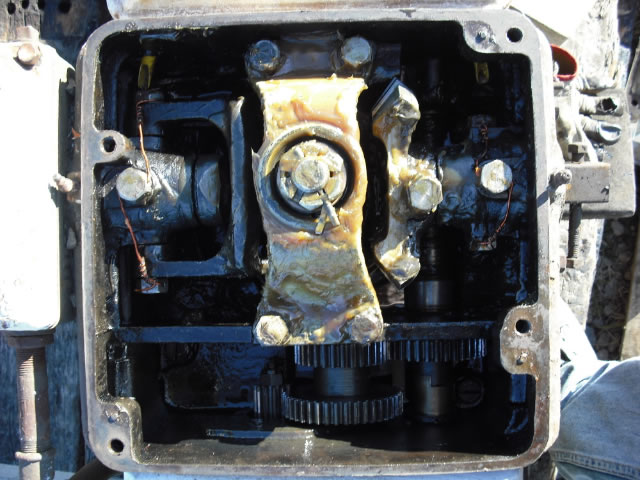 Westinghouse M5 style Point Machines gearbox compartment 3