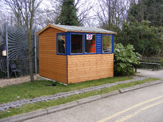 Acton Miniatue Railway exterior view of signal box 