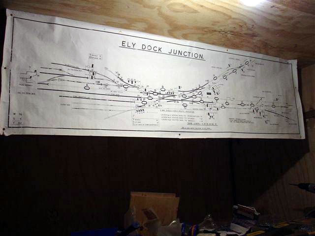 Ely Dock Junction track diagram