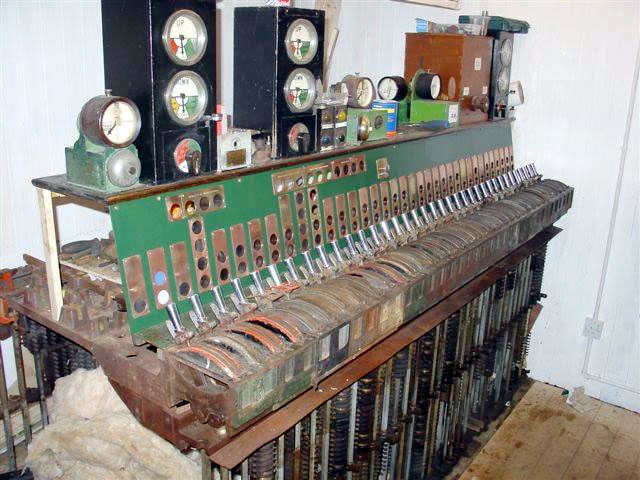 with all the levers bolted in place