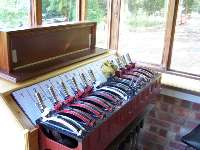 spinney light rialway signal box interior