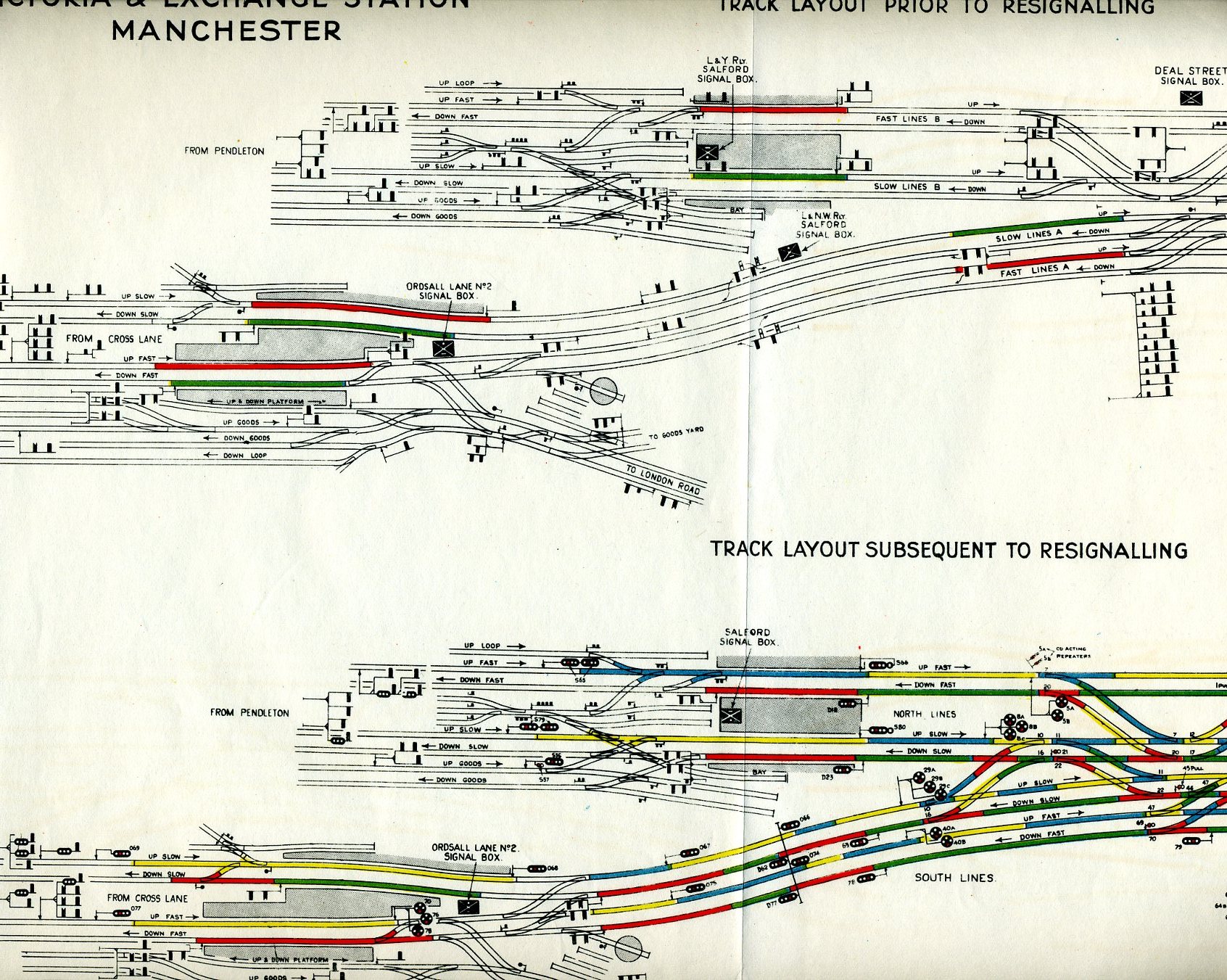 orignal track plan for Victoria West junction